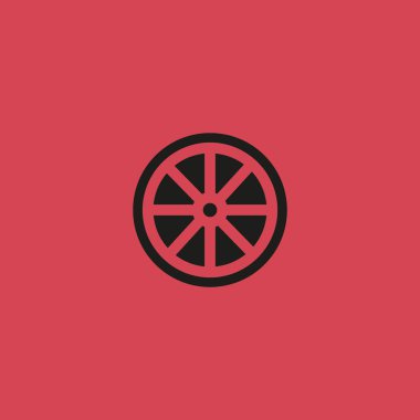 minimalist vektör simge dilimlenmiş limon