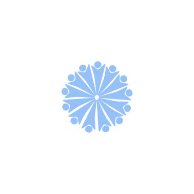 daire düz stil ikonu, vektör çizim, eğitim kavramı şeklinde mezunlarının avatarları   