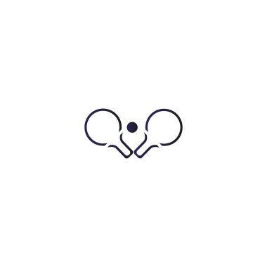 Raketleri ve tenis oynamak için topu illüstrasyon vektör