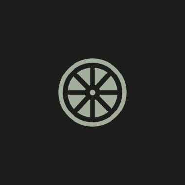 minimalist vektör simge dilimlenmiş limon