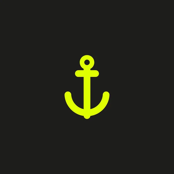 Anchor 아이콘 Vector Illustration — 스톡 벡터