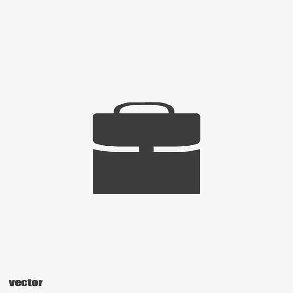 Elegante Valigia Modello Logo — Vettoriale Stock