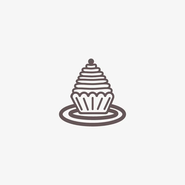 Bunte Appetitliche Kuchen Vektor Illustration — Stockvektor