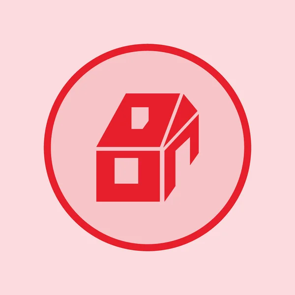 House Flat Icon Vector Illustration — Stock Vector