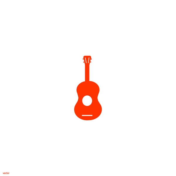 Icono Web Guitarra Ilustración Vectorial — Archivo Imágenes Vectoriales