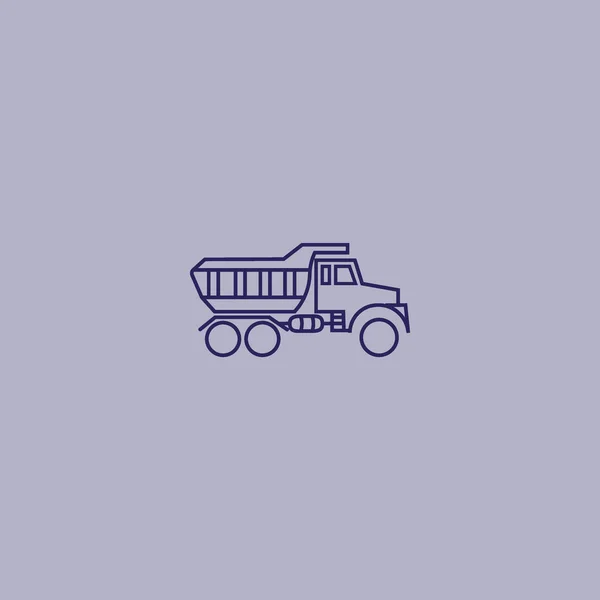 Enorme Vrachtwagen Logo Sjabloon — Stockvector