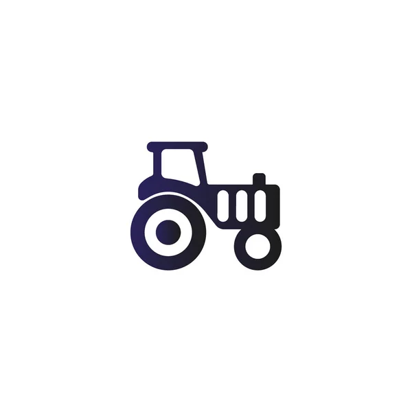 Tractor Icono Plano Ilustración Vectorial — Archivo Imágenes Vectoriales