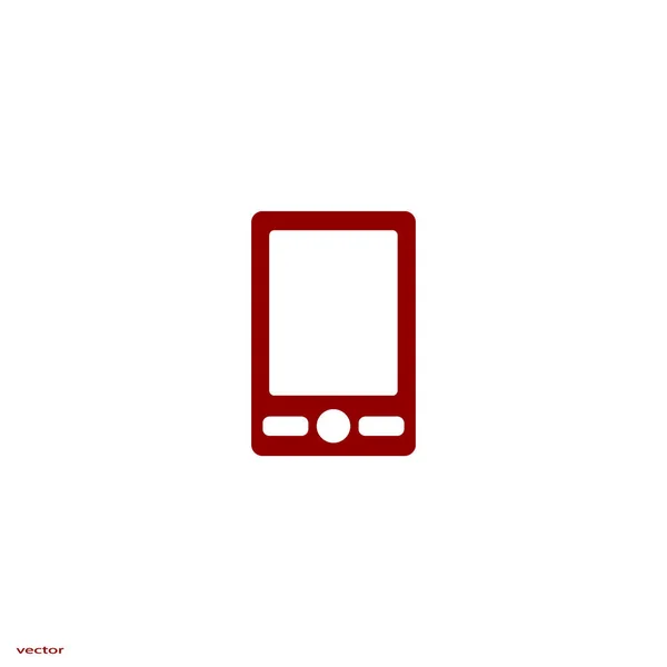 Smartphone Plat Pictogram Vector Illustratie — Stockvector