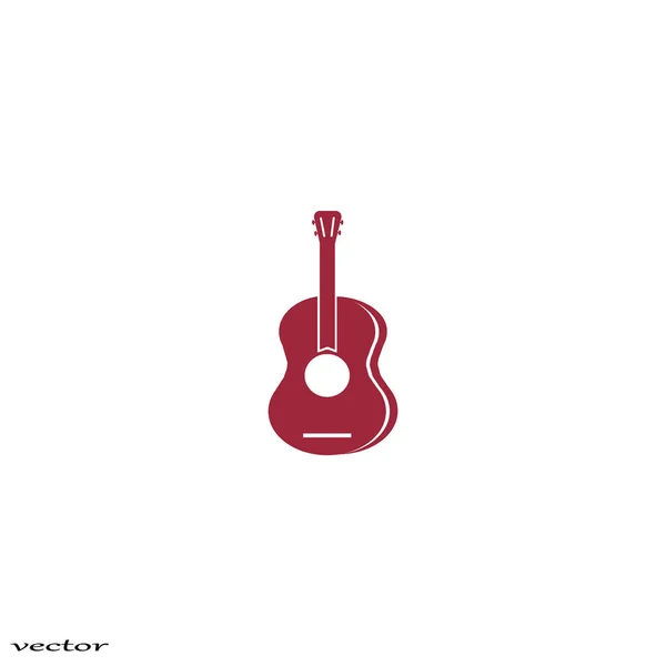 Icono Web Guitarra Ilustración Vectorial — Archivo Imágenes Vectoriales