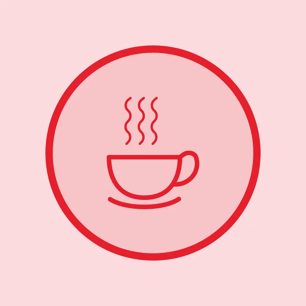 Délicieuse Tasse Chaude Café Illustration Vectorielle Thé — Image vectorielle