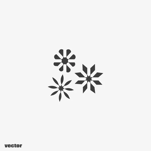 Coloridas Flores Orientales Vector Ilustración — Vector de stock