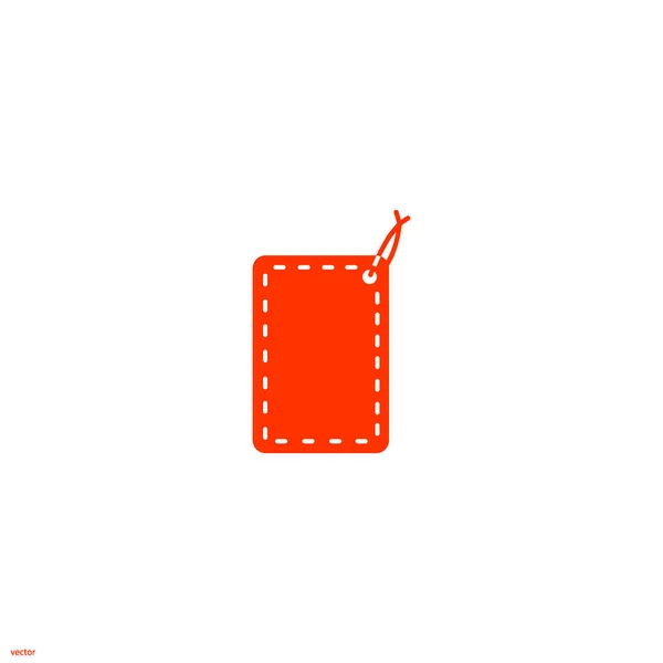 Hang Platte Labelpictogram Vectorillustratie — Stockvector