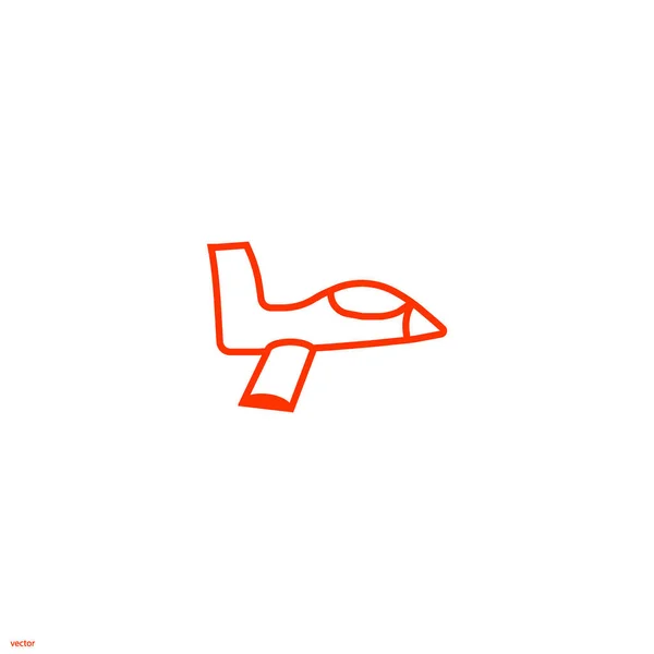 Templat Logo Pesawat Oriental - Stok Vektor