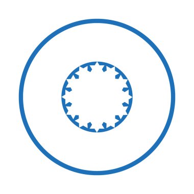 ekip çalışması düz simgesi, vektör çizim  