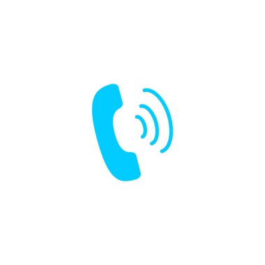 eski telefon düz simgesi, vektör, illüstrasyon 