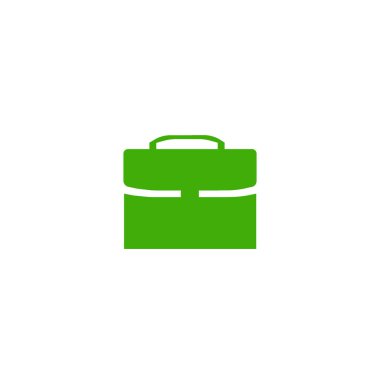 Şık çanta düz stil ikonu, vektör çizim 