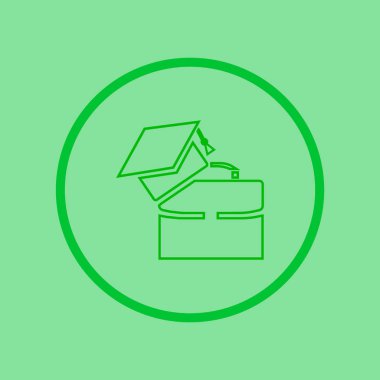 Bekarlığa veda kap Logo şablonu ile modern bavul