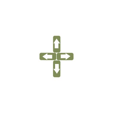 Renkli oklar illüstrasyon vektör