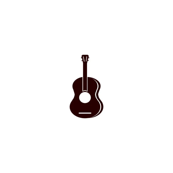 Gitarr Webbikonen Vektorillustration — Stock vektor