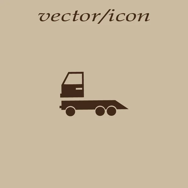 Icono Minimalista Evacuador Ilustración Vectorial — Vector de stock