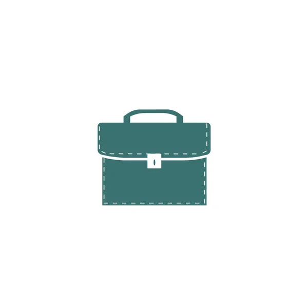 Stylový Kufřík Logo Šablona — Stockový vektor