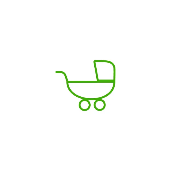 Ícone Buggy Flat Ilustração Vetorial —  Vetores de Stock