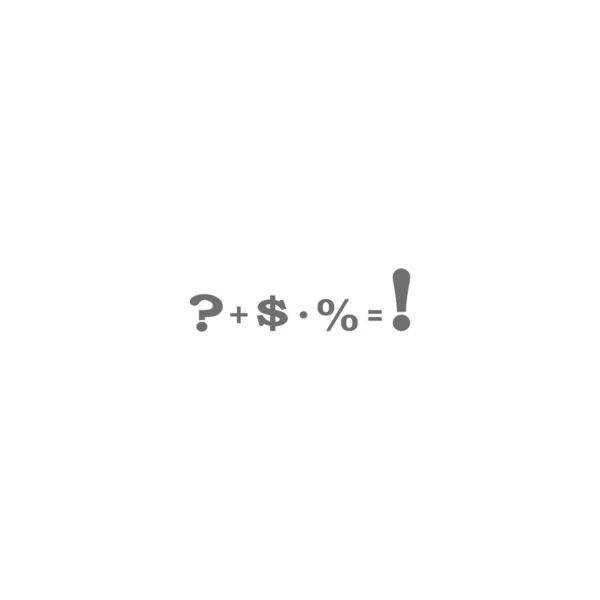 公式与数学符号 教育概念 — 图库矢量图片