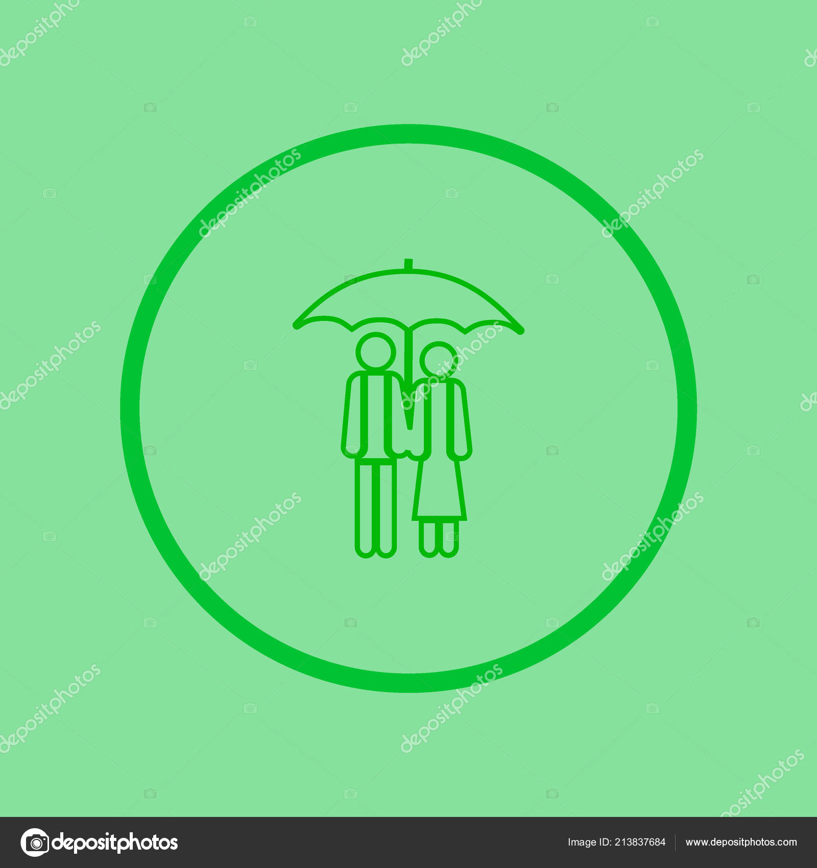 Man Woman Standing Together Vector Icon Stock Vector by ©nettibuletti ...