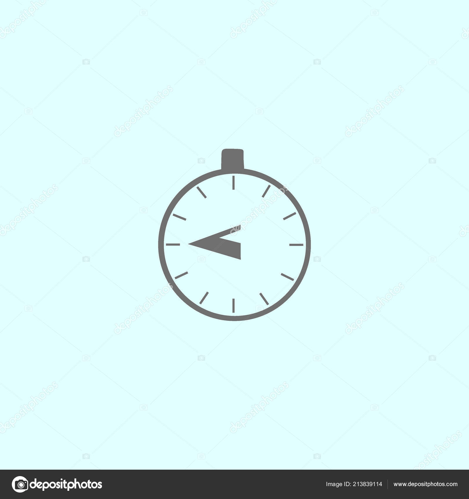 Stopwatch  Icon Minimalistic Vector Illustration Stock Vector Image by 213839114