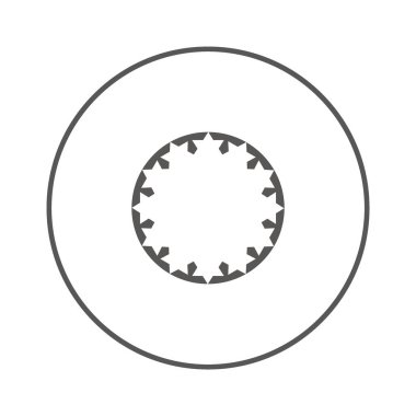 ekip çalışması düz simgesi, vektör çizim  