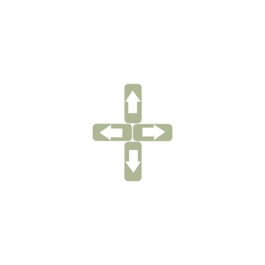 Renkli oklar illüstrasyon vektör