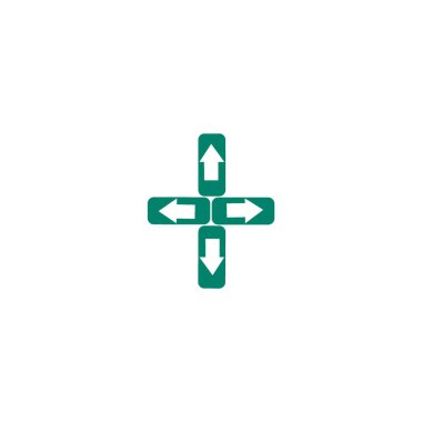 Renkli oklar illüstrasyon vektör