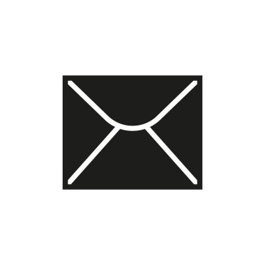 mektup zarfının minimalist vektör simgesi