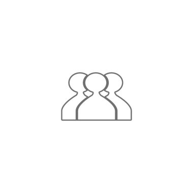 ekip çalışması düz simgesi, vektör çizim  