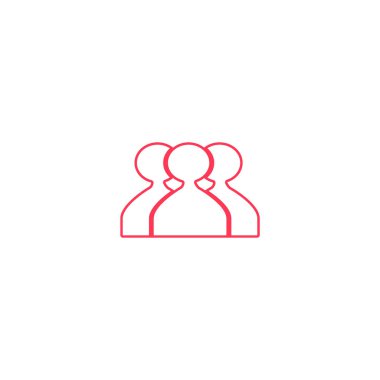 ekip çalışması düz simgesi, vektör çizim  