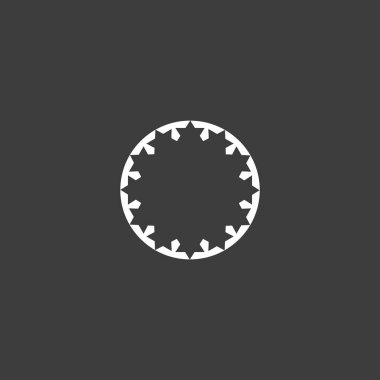 ekip çalışması düz simgesi, vektör çizim  