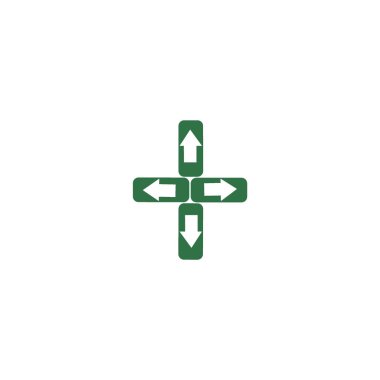 Renkli oklar illüstrasyon vektör