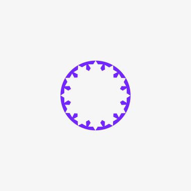 ekip çalışması düz simgesi, vektör çizim  