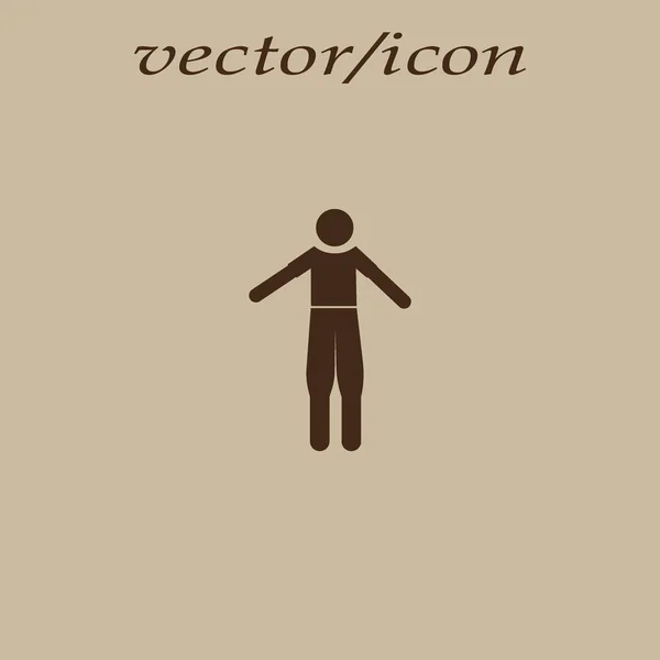 Icône Web Garçon Illustration Vectorielle — Image vectorielle