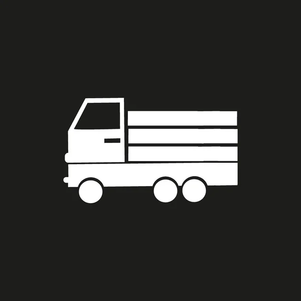 Enorme Levering Vrachtwagen Vectorillustratie — Stockvector