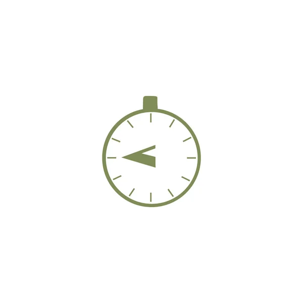 Stopwatch Icono Web Ilustración Vectorial Minimalista — Archivo Imágenes Vectoriales