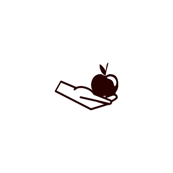 Барвиста Смачне Яблуко Векторні Ілюстрації — стоковий вектор