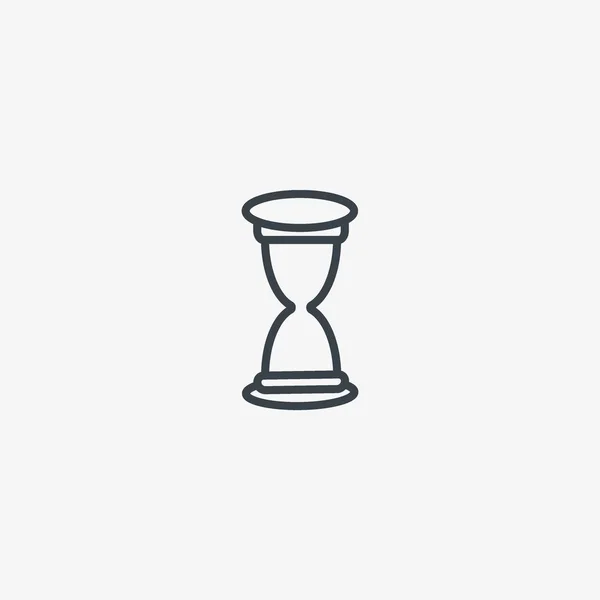 Hourglass Web Icon Minimalistic Vector Illustration — Stock Vector