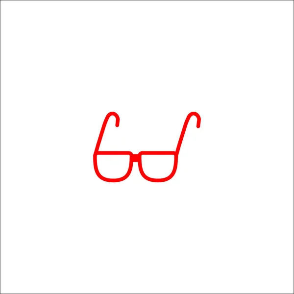 Sonnenbrille Flaches Symbol Vektor Illustration — Stockvektor