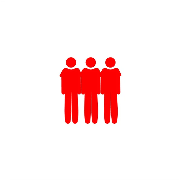Businessmen Flat Icon Vector Illustration — Stock Vector