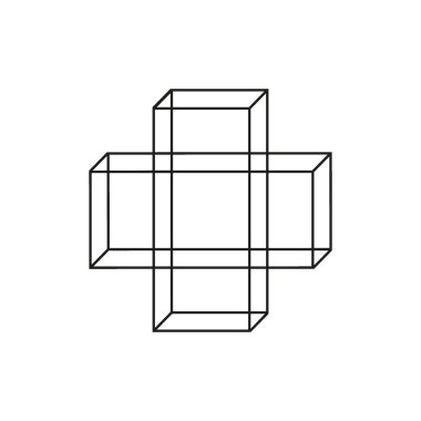 Tıbbi düz simgesi, vektör, illüstrasyon çapraz 