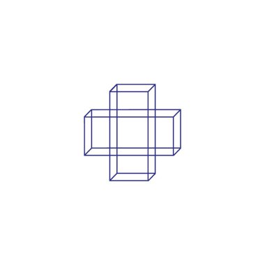 Tıbbi düz simgesi, vektör, illüstrasyon çapraz 