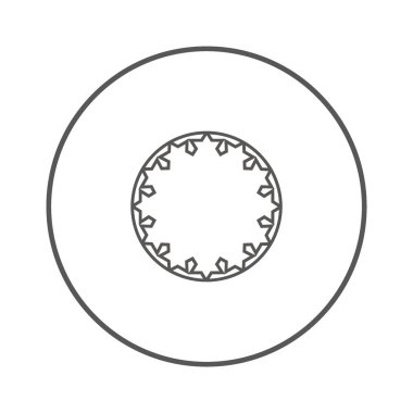 ekip çalışması düz simgesi, vektör çizim  