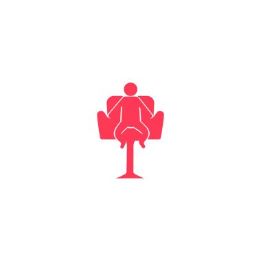 Çocuk koltuğu web simgesini, vektör çizim 