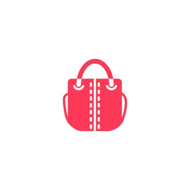 kadın el çantası düz simgesi 